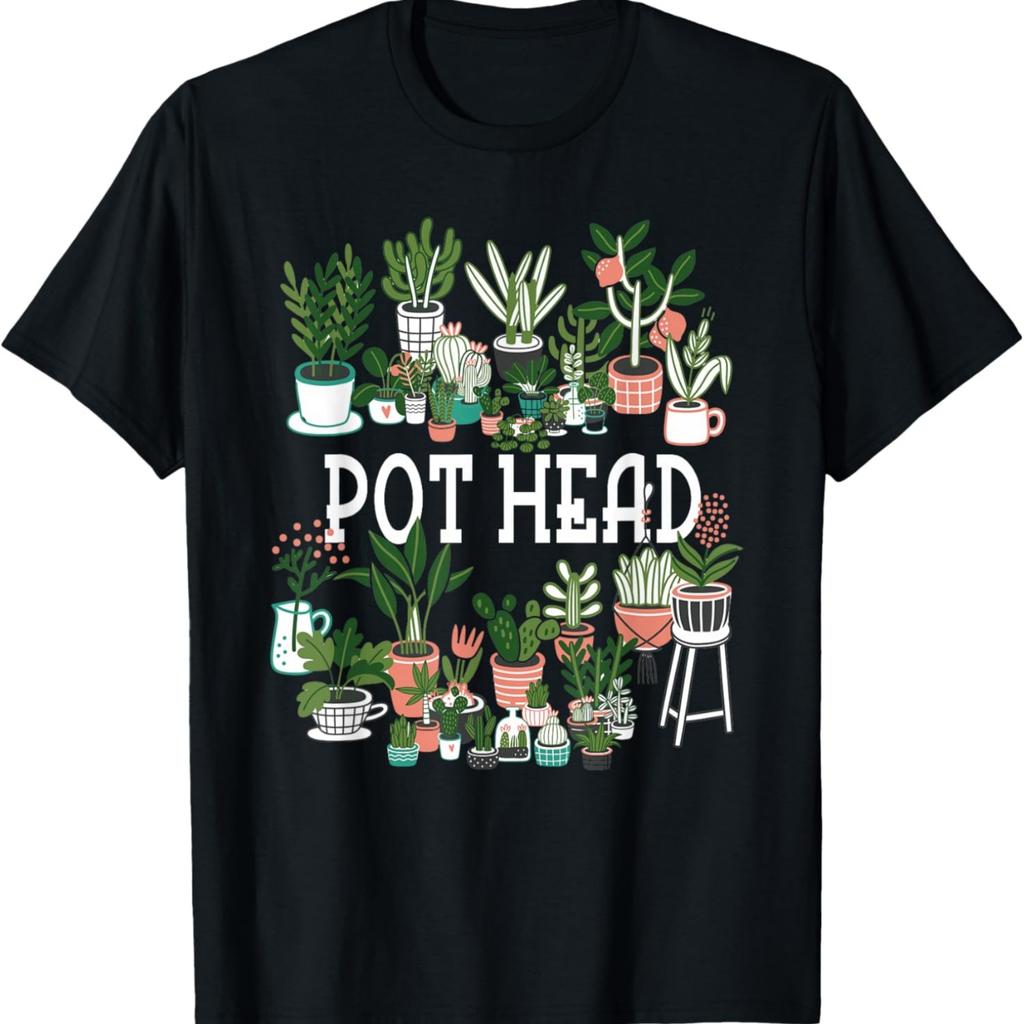 Plant Lover and Gardener_ Pot Head Succulent Short Sleeve T-Shirt