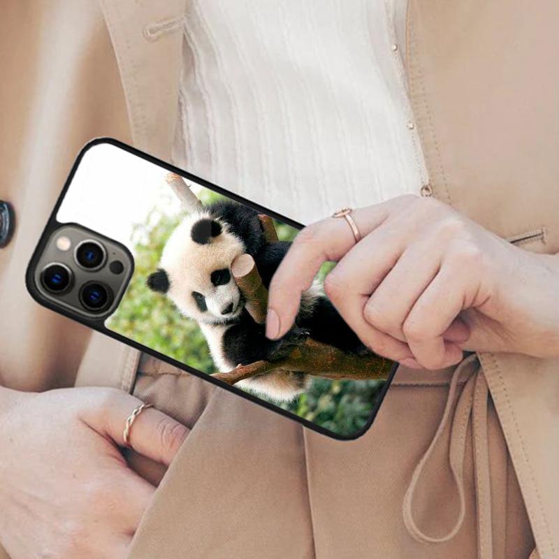 Panda Animal Cute Bear Magnetic Phone Case For APPLE iPhone 17 Air 16 14 13 12 Pro Max 15 Plus Wireless Charge MagSafe Cover