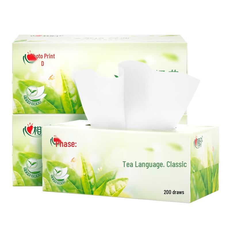 Heart-to-Heart Tea Talk 2-Ply Facial Tissues