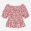 Thursday Island Women Shirring Point Flower Blouse T264mbl277w