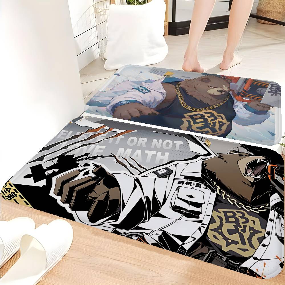 Zenless Zone Zero ZZZ Ben Bigger Hallway Carpet Non-Slip Laundry Room Mat Laundry Decor Balcony Child Living Room Bedside