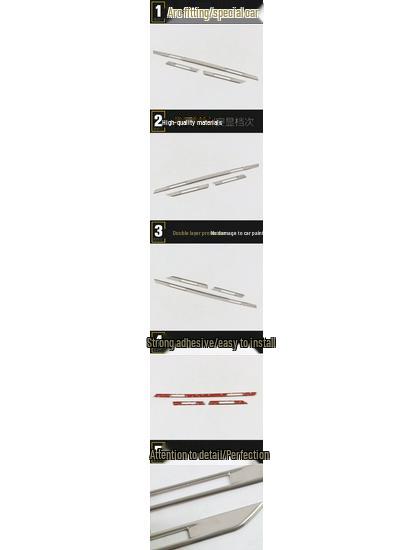 Touran L Front Panel Air Outlet Decorative Sticker for 16 Models