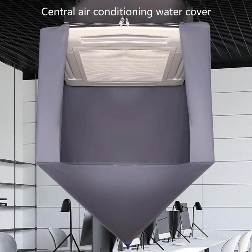 Waterproof Air Conditioner Cover Air Conditioning Cleaning Cover Fabric Service Bag Suitable for Office Industry Use
