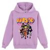Japanese Anime Naruto Sweatshirt Casual Boys Girls Cotton Hoodies Cool Cartoon Hooded Sweatshirt Tops Kids Pullover Sportswear Tops