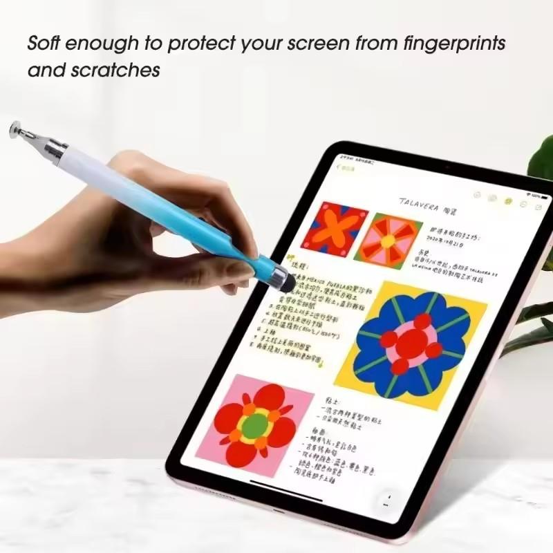 2 in 1  Stylus Pen For Tablet Mobile Android IOS Phone iPad Accessories Drawing Tablet Pens Capacitive Screen Touch Pen