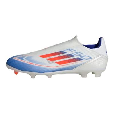 Adizero F50 League Sem Cadarços FG MG Pacote Advancement Tênis Unissex Branco Branco-Nuvem Vermelho-Solar IE0606