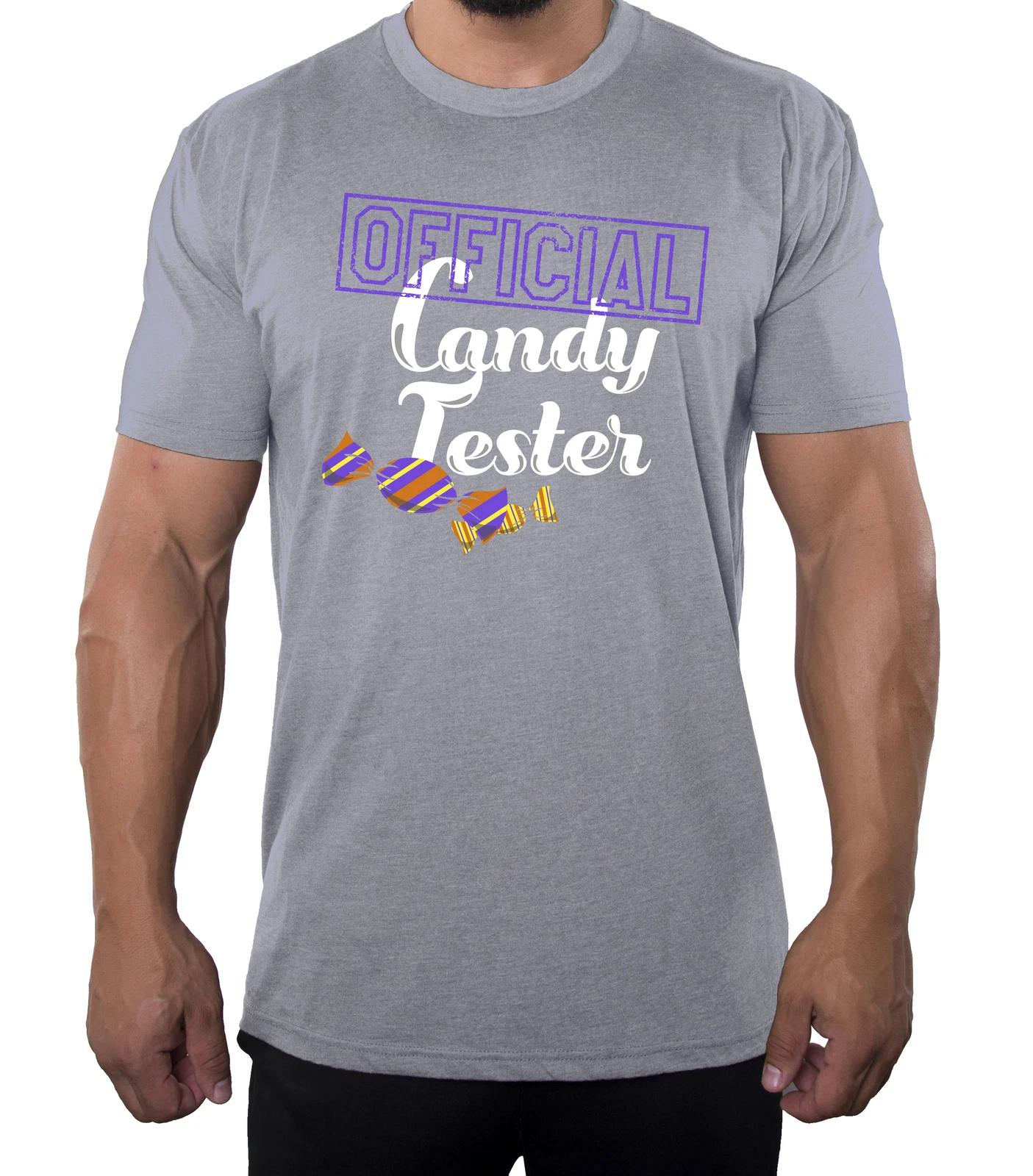 Official Candy Tester Shirts, Men s Graphic Tees, Halloween Men s Shirts! 3XL