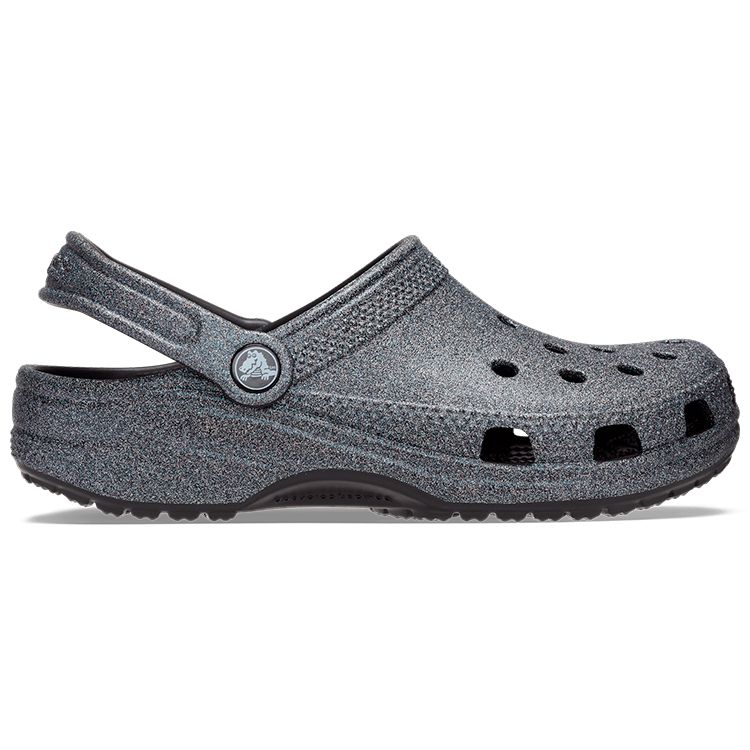Crocs Classic Clog EVA Round Toe Hole Shoes Unisex Footwear Black Gray 207551-001