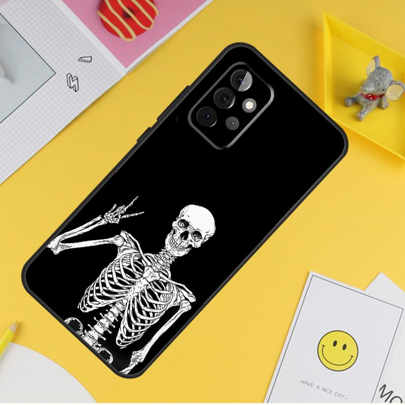 Aesthetics Skeleton Case For Samsung Galaxy A54 A34 A14 A56 A52 A53 A16 A26 A36 A55 A35 A15 A32 A12 A33 A13 A17