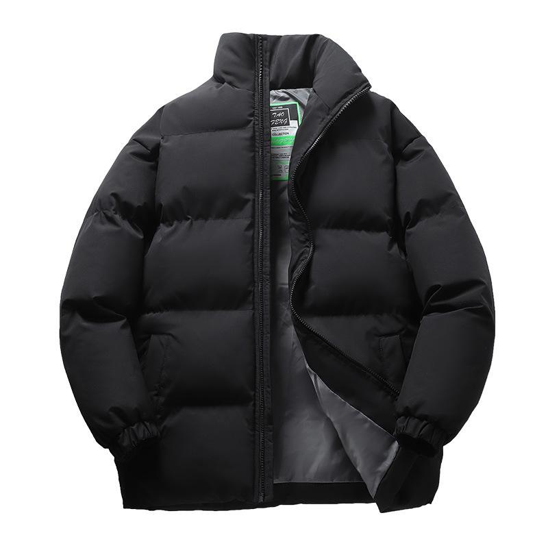 

Men s Casual Cotton Jacket Hooded Solid Color Winter Daily M