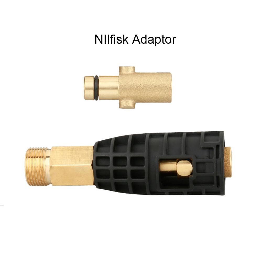 High Pressure Washer Adaptor Bosch Nilfisk To M22*1.5mm Connector Car Washer Gun Lance Joint Adaptor Car Cleaning Machine Part