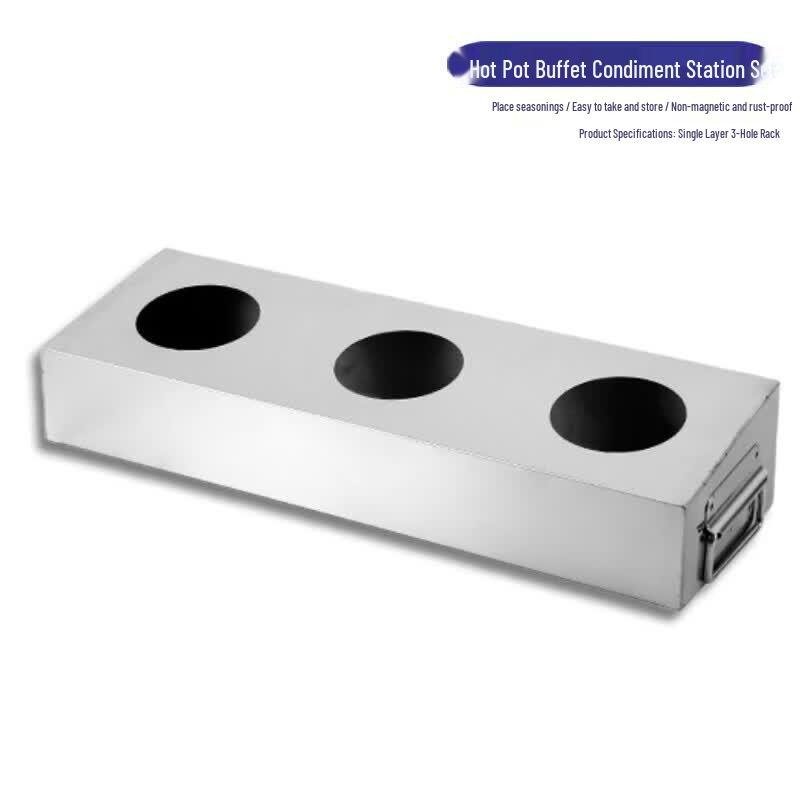 Stainless Steel Condiment & Snack Display Stand
