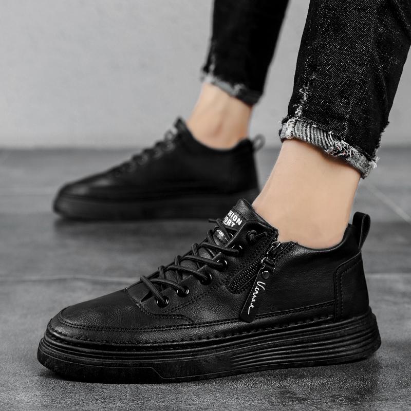 

Скейтборд Повседневные кроссовки Лоферы Ботильоны Спорт и отдых Мужские осенние кроссовки Повседневная обувь Платформа Спортивная обувь Мода 44 чёрный