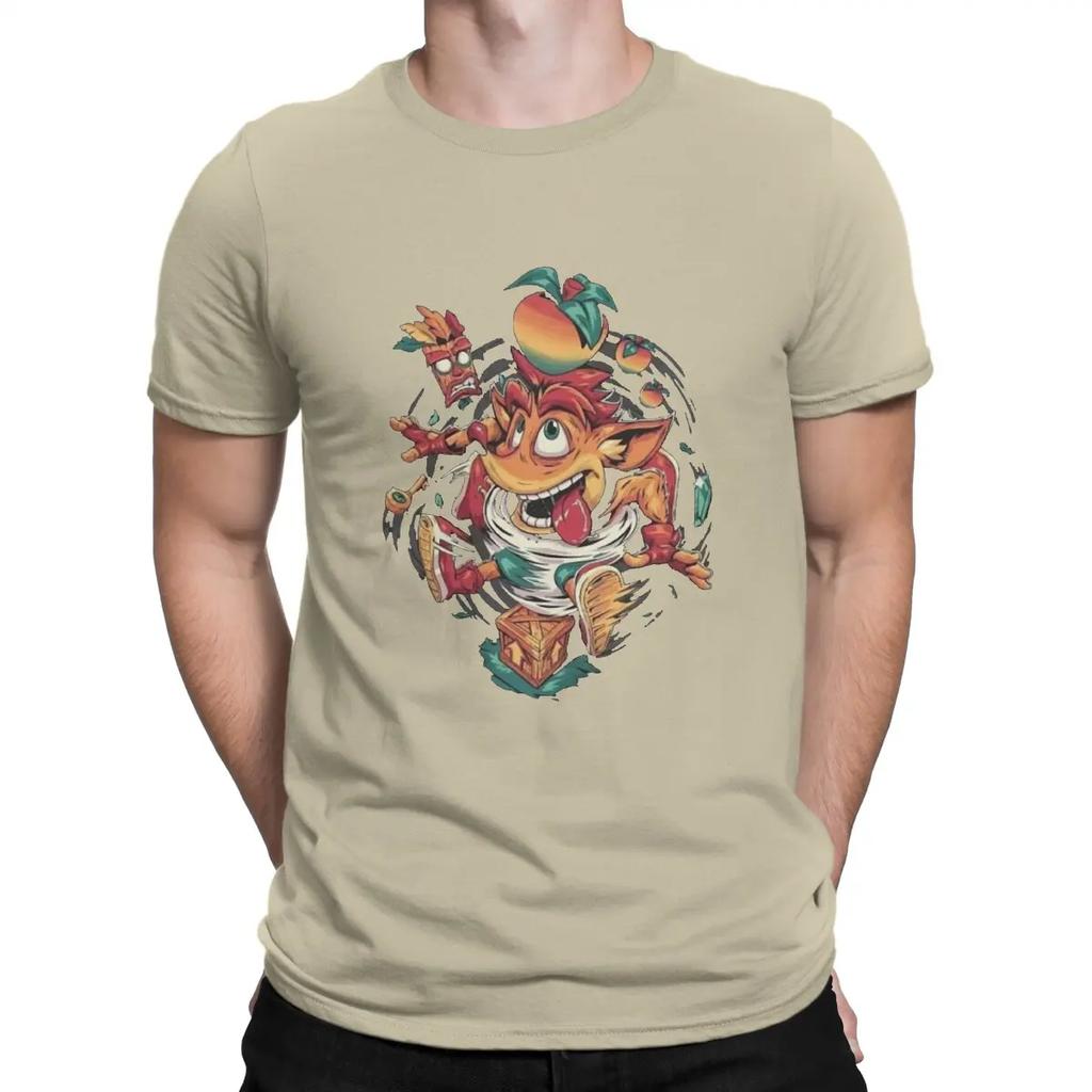Crash Bandicoots TShirt Fun Distinctive T Shirt Original Streetwear New Trend Unisex