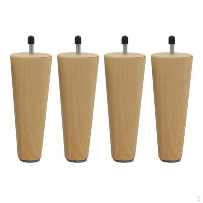 4 Solid Wood Furniture Legs, Leg Sofa Legs Replacement