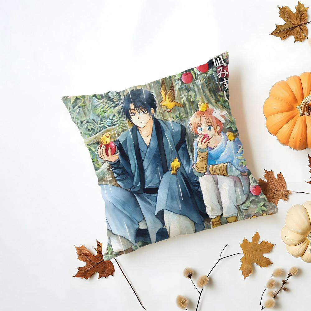 Fashion Beautiful Epic Y-Yona Of The Dawns Cushion Cover Washable Linen Pillowcase Soft For Daily Sofa Bed Home Room Decor