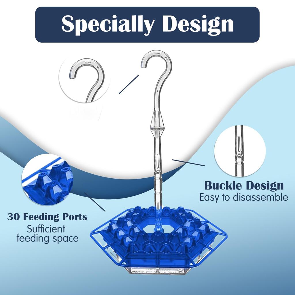 Hummingbird Feeder,Hummingbird Feeders for Outdoors,Outdoor Hanging Yard Garden Decoration(1PCS)