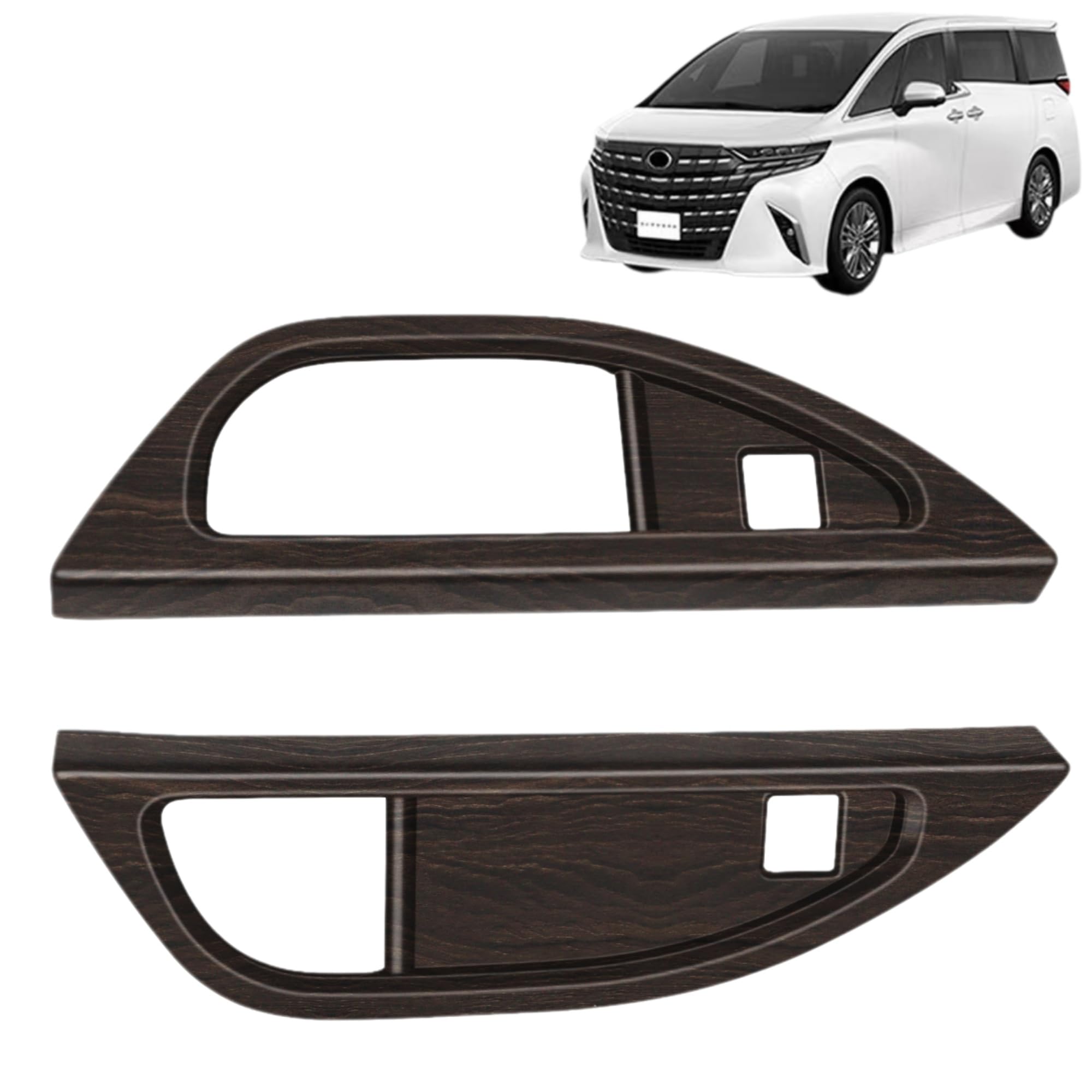 

DodoxDIY Совместимо с Новым Alphard 40 Серии и Vellfire 40 Серии Кастомная Отделка Салона Подстаканник Панель Отделки Дерево Коричневый Аксессуары,