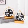 Wrought Iron Mosquito Coil Holder and Incense Burner - Fireproof, Anti-Scald, Ash Catcher, Stainless Steel Design