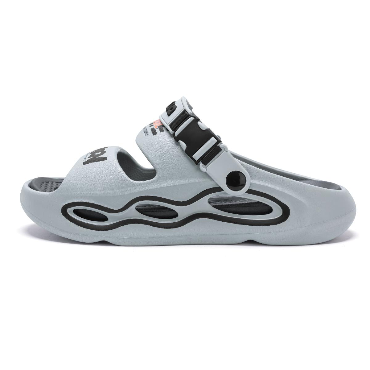 

Мужские сандалии из ЭВА с принтом, увеличивающие рост, тапочки с толстой подошвой, удобные дышащие уличные тапочки 40-41