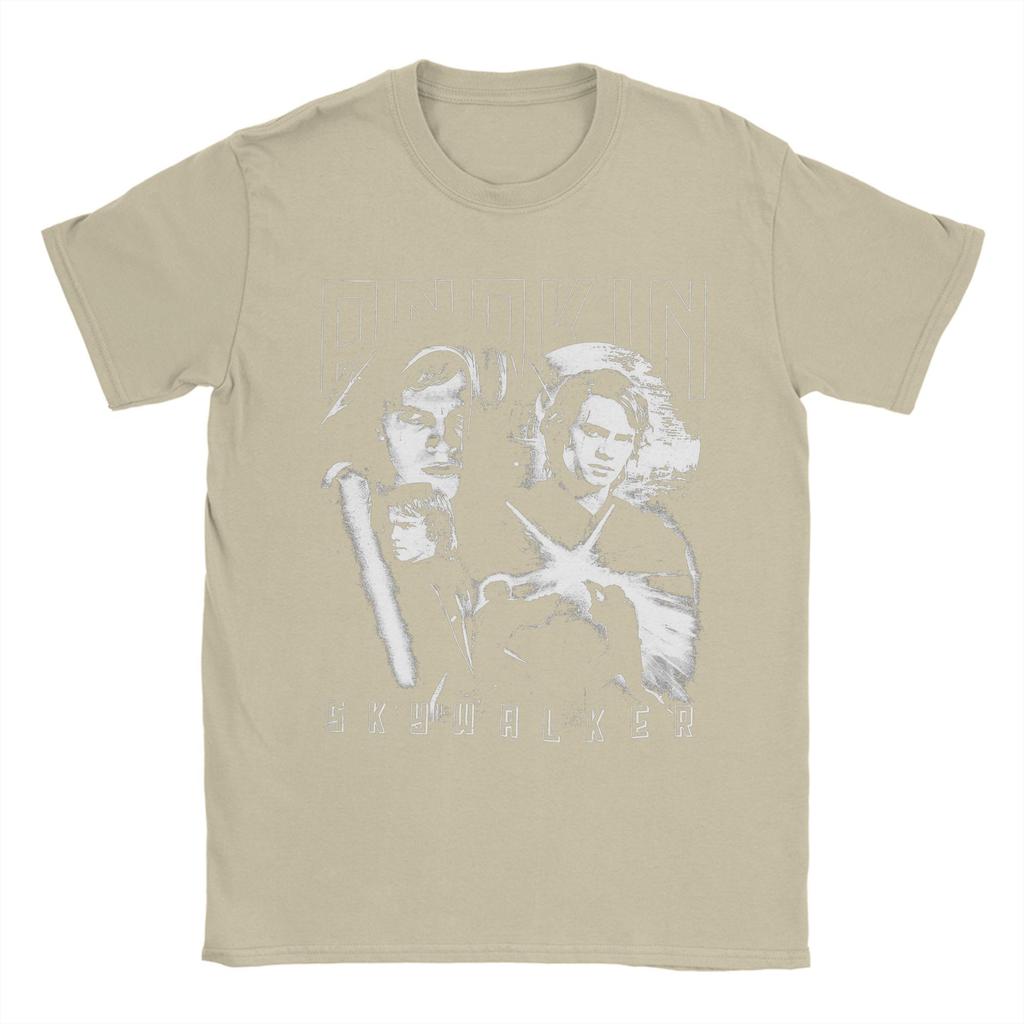 Anakin Skywalker T Shirt for Men Pure Cotton Casual T-Shirt O Neck  Tees Short Sleeve Clothing Plus Size