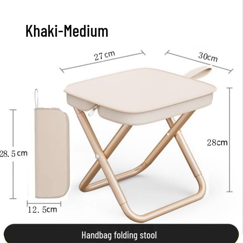 Portable Folding Stool for Camping, Fishing, and Queuing - Compact Outdoor Chair
