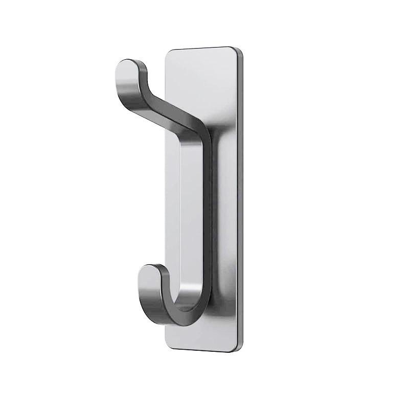 Stainless Sticky Steel Hook Household Kitchen Bathroom Hanging Towel Clothes
