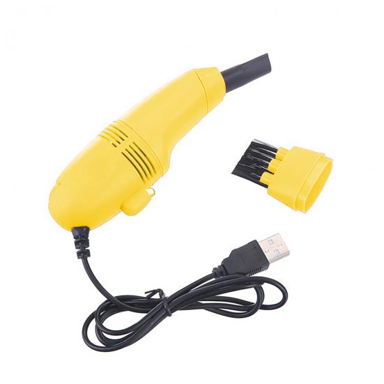 Keyboard Cleaner Strong Suction Portable Mini USB Vacuum Handheld Keyboard Dusting Brush for Computer