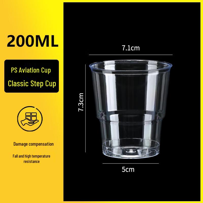 COFLYEE Einweg-Hartplastik-Trinkgeschirr