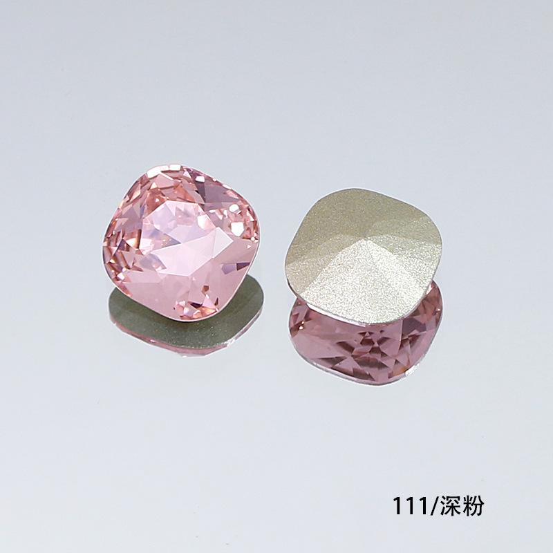 10Pcs Crystal K9 Glass Drill Tip Bottom Drill Fat Square Special-Shaped Nail Drill Clothing Accessories