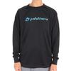 Volleyball Wear Long Sleeve 3121JG44400 Quick Drying x [Phiten] T-Shirt BK/SX (Black Sax/S/Men's, Ladies')