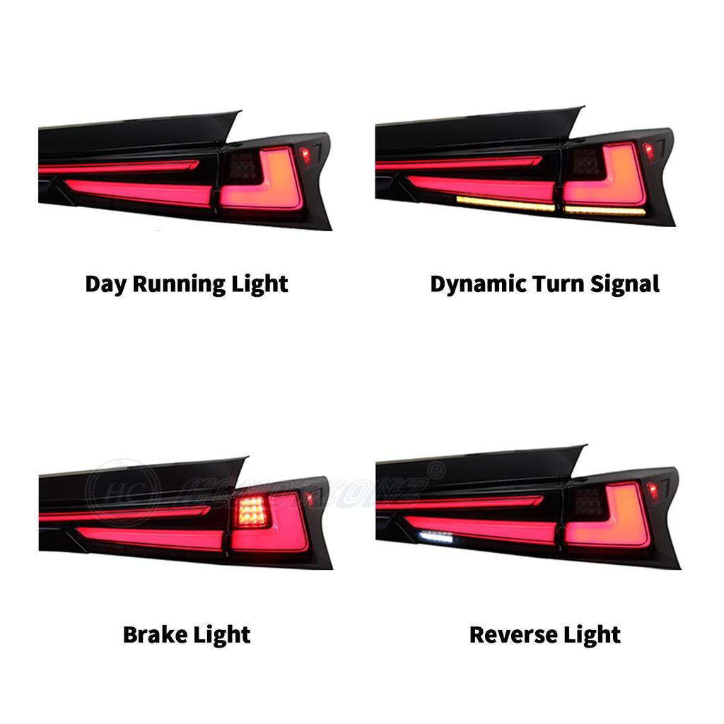 HCMOTIONZ Flowing Light Turn Signal Tail Light for Lexus NX200/NX300 (2014-2022)