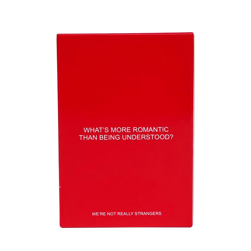We re Not Really Strangers: English Party Card Game