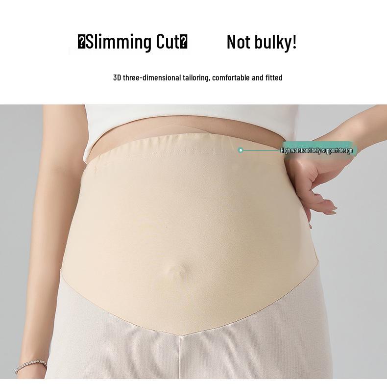 2026 Spring/Summer Ice Silk Maternity Joggers: Lightweight, Loose-Fit Casual Harem Pants