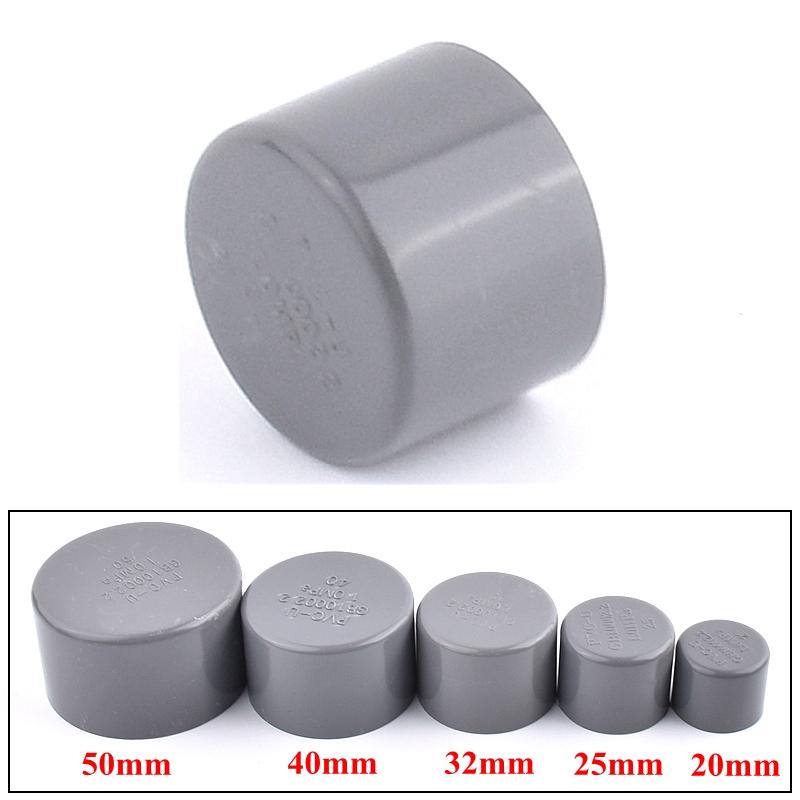 2Pcs 20~50mm PVC Pipe Connector Garden Irrigation Grey Ball Valve Aquarium Direct Tee Elbow Union Joint Pipe Clamp Cross Joint