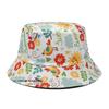 New Arrival Summer Sun Protect Woman Man Unisex Reversible Printed Cactus Bucket Hat