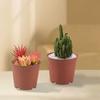A84E-200Pcs 8.5CM Round Plastic Plant Pots Small Flower Pots For Plant Nursery Small Potted Plants