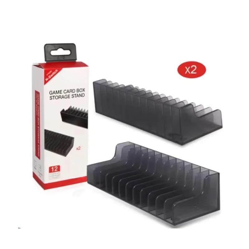 2 PCs /lot Game Storage Bracket Holder Stand for Nintendo Switch Game CD Disk for Switch Lite Card Box Storage Stand