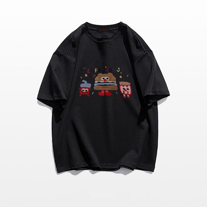 Women's Oversized Gray Cotton T-Shirt - New 2025 Loose-Fit Design