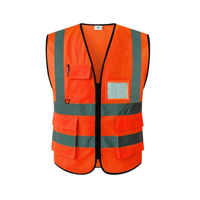 High-Visibility Reflective Mesh Safety Vest