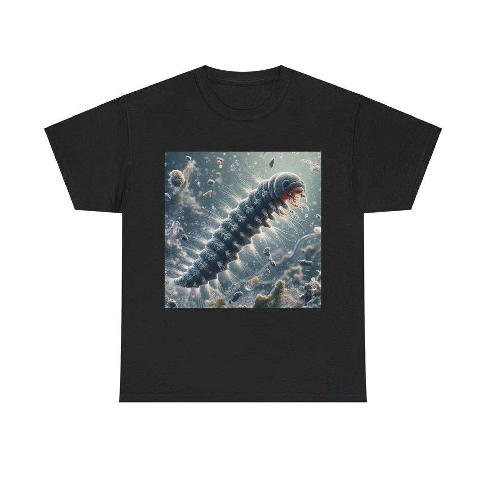 

Unisex Adult T Shirt Larva Microscope Art Swimming Detail 4XL