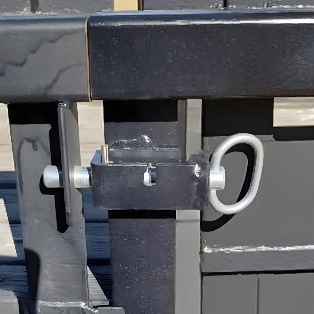 304 Stainless Steel 2pcs Heavy Duty 5 Inch Spring Latch Lock Weld Assembly Universal Trailer Gate