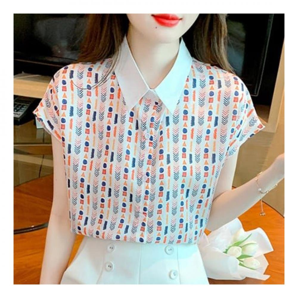 Navava Men S Cap Sleeve Shirt With freSh Print Nb2066