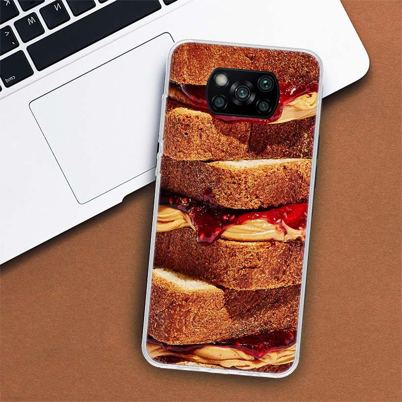 

Чехол для телефона с едой, картофелем фри, пивом и сыром для Xiaomi Mi 11 Lite 11i 12X 12 9 8 11T 10T 9T Pro 10 5X 6X Ultra 5G, чехол Xiaomi Mi 12 Pro