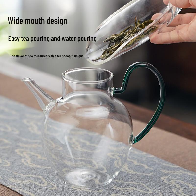 Quandu Faux Song Style Thick Glass Teapot