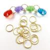 100 ks 11 mm 12 mm 13 mm 15 mm 20 mm 30 mm Kulatý nerezový kroužek pro lustr Korálkový přívěsek Díl Konektor světelné opony