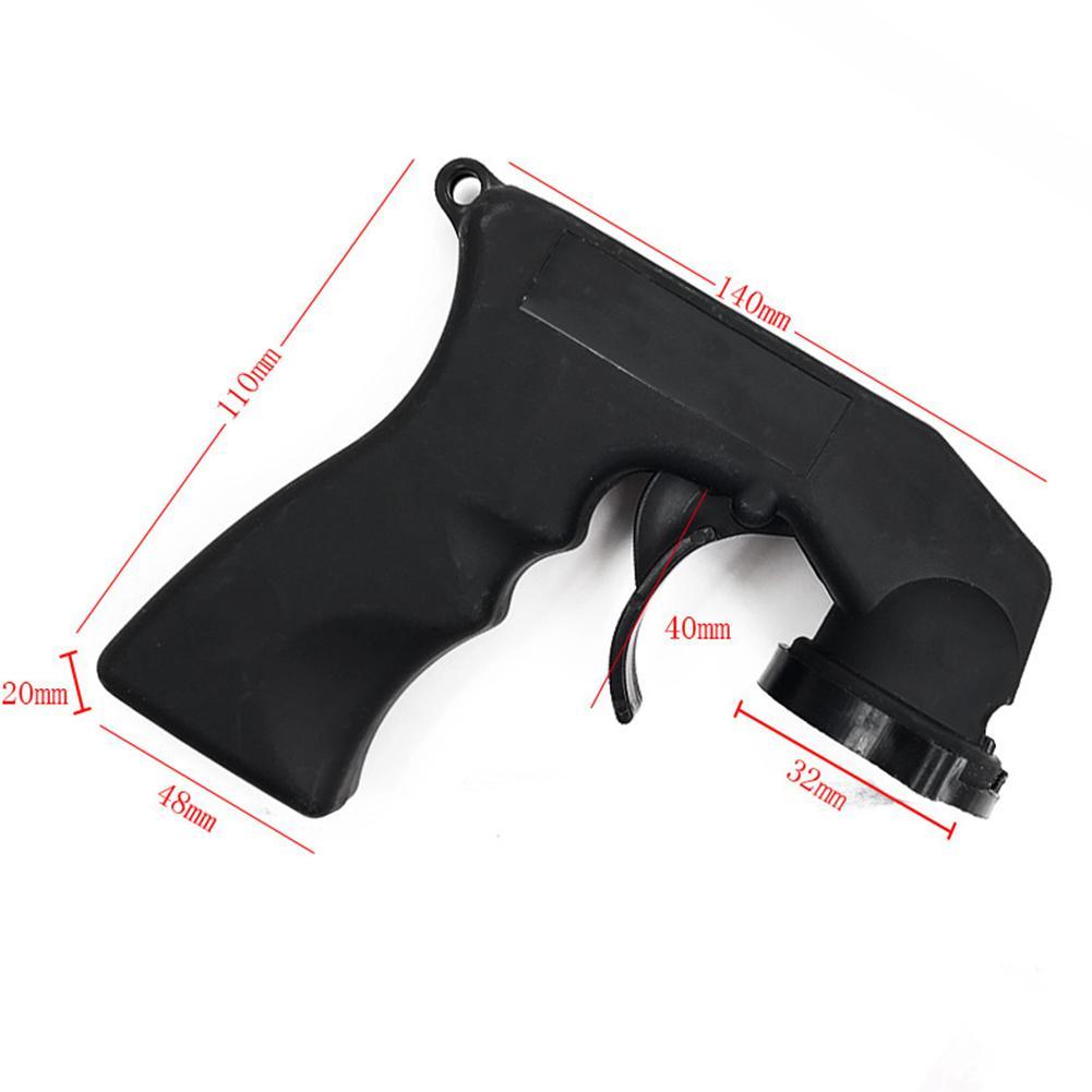 Spray Gun Adaptor Auto Polishing Paint Care Aerosol Spray Gun Handle with Full Grip Lock Car Maintenance Painting Paint Tool