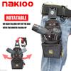 NAKIOO Neue drehbare elektrische Bohrer-Hüfttasche Schnellaufhängendes universelles Elektriker-Holzarbeiter-Gürtelpaket Tragbare Werkzeugtasche