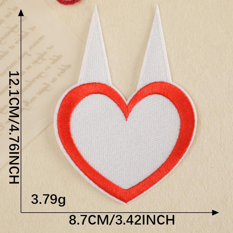 Embroidery Clothing Accessories DIY Shoes and Hats Bag Accessories Love English Embroidery Sticker Adhesive Patch Cloth Sticker