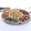 Divided for Party Compartment Nuts Dish Appetizer Serving Platter Snack Plate Food Storage Tray